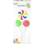 Свечи-набор для торта Party Candles 3 свечи Карамель 031161