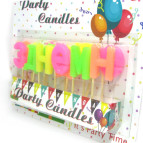 Свечи-набор для торта Party Candles Буквы С Днем Народження (укр)