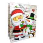 Пакет подарочный бумажный HP 26*32*12см Новогодний HP-652M-4