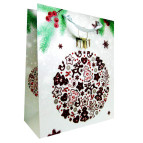 Пакет подарочный бумажный HP 26*32*12см Новогодний HP-646M-2