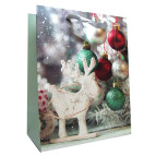 Пакет подарочный бумажный HP 18*23*10см Новогодний HP-651S-3