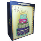 Пакет подарочный бумажный HP 18*23*10см HP-735S-1 Happy Birthday