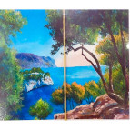 Картина раскраска по  номерам на холсте 20*30см Josef Otten RAS2318_O Пейзаж