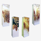 Пакет подарочный бумажный Camis в360*ш120*т90мм 3028 Бутылочный, Новогодний