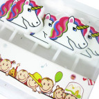 Свечи-набор для торта 5 свечей Единорожки 8156