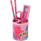 Стакан для ручек KITE мод 205 с 4 предметами Shimmer and Shine SH20-205
