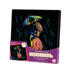 Набор для творчества DankoToys DT IZN-01-09 плетение нитками Изонить 31*31см