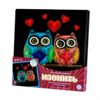 Набор для творчества DankoToys DT IZN-01-10 плетение нитками Изонить 31*31см