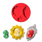 Пресс-форма Fimo Зеркальце d-7см 8725 25