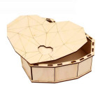 Заготовка для декорирования Rosa Talent Коробка Сердце 20х16х6см 280516