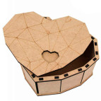 Заготовка для декорирования Rosa Talent Коробка Сердце 26х21х9см 280517