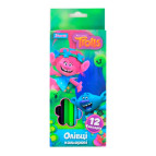 Карандаши цветные 12цв. 1 Вересня Trolls Dream 290496