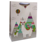 Пакет подарочный бумажный HP 31*42*12см HP-636L-1 Лама