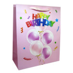 Пакет подарочный бумажный HP 26*32*12см HP-657M-3 Happy Birthday