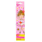 Карандаши цветные 6цв. Yes Rachel Ballerina 290519