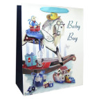 Пакет подарочный бумажный HP 26*32*12см HP-641M-1 Baby Boy