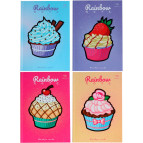 Блокнот А5 48арк. 4profiplan Artbook Rainbow Cake чистый лист, ассорти 901***