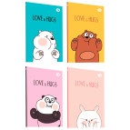 Блокнот А5 64арк. 4profiplan Funny series ассорти, чистый лист 9012**