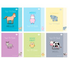 Блокнот А5 48арк. 4profiplan Your Artbook ассорти, чистый лист 9023**