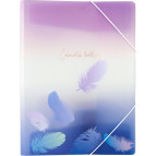 Папка А4 Axent на резинках Colourful Feather-03 1507-93-A