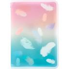 Папка А4 Axent на молнии объемная Colourful Feather-01 1807-91-A