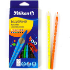 Карандаши цветные 12цв. Pelikan трехгранные BD12LN