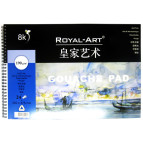 Альбом для акварели и гуаши на спирали В4 24л. Royl-Art Gouache Pad RG-1910