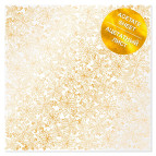 Ацетатный лист 30,5*30,5cм Фабрика Декору с фольгированием Golden Poinsettia FDFMA-1-034