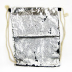 Сумка для обуви Kidis 42*34см с паетками, серебрянно-черная 13796