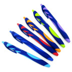 Ручка шариковая Vinson Live soft touch F20 автоматическая, пишет синим, корпус ассорти