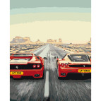 Картина раскраска по  номерам на холсте  - 40*50см Идейка КН2513 Адреналин