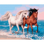 Картина раскраска по  номерам на холсте - 40*50см Никитошка GX27711 Навстречу ветру