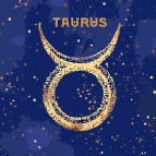 Картина раскраска по  номерам на холсте  - 50*50см Идейка КН9519 Знак зодиака Телец