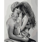 Картина раскраска по номерам на холсте - 40*50см Идейка КН2691 Влюблённая пара