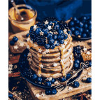 Картина раскраска по  номерам на холсте  - 40*50см Идейка КН5568 Сладкий десерт