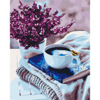 Картина раскраска по  номерам на холсте  - 40*50см Идейка КН5580 Лавандовое утро