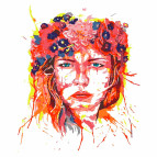 Картина раскраска по  номерам на холсте - 30*30см Rosa Premium N00013113 Венок