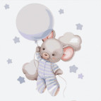 Картина раскраска по  номерам на холсте - 30*30см Идейка КН2336 Путешествие к звёздам