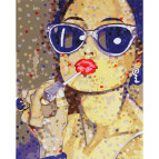 Картина раскраска по  номерам на холсте  - 40*50см Идейка КН2677 На стиле