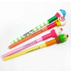 Ручка гелевая с насадкой Пирожное Пиши-стирай Hanzhen ассорти №1200