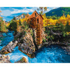 Картина раскраска по  номерам на холсте - 40*50см Никитошка GX34014 Пороги