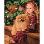 Картина раскраска по  номерам на холсте  - 40*50см Идейка КН2329 Всегда вместе