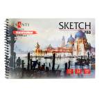 Альбом для акварели Santi А5 (14,8*21см) Paper Watercolour Collection 12л. 200г/м Travelling 742604