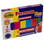 Пластилин 8цв. Class 160г Чистые руки 7644