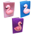 Блокнот со Сквиш Фламинго А5 80л, ассорти KY-508