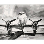 Картина раскраска по  номерам на холсте  - 40*50см Идейка КН2518 Мечта о высоте