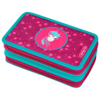 Пенал 3 отделения с наполнением Herlitz 50026203 Unicorn 31 предмет