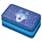 Пенал 3 отделения с наполнением Herlitz 50026678 Wild Animals 31 предмет
