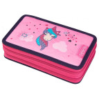 Пенал 2 отделения с наполнением Herlitz 50026067 Unicorn 23 предмета