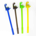 Ручка гелевая с насадкой Динозаврик ассорти, синяя №272